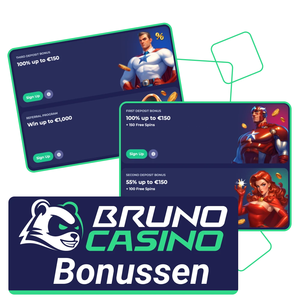 Bruno Casino online casino biedt een breed scala aan bonussen voor spelers.